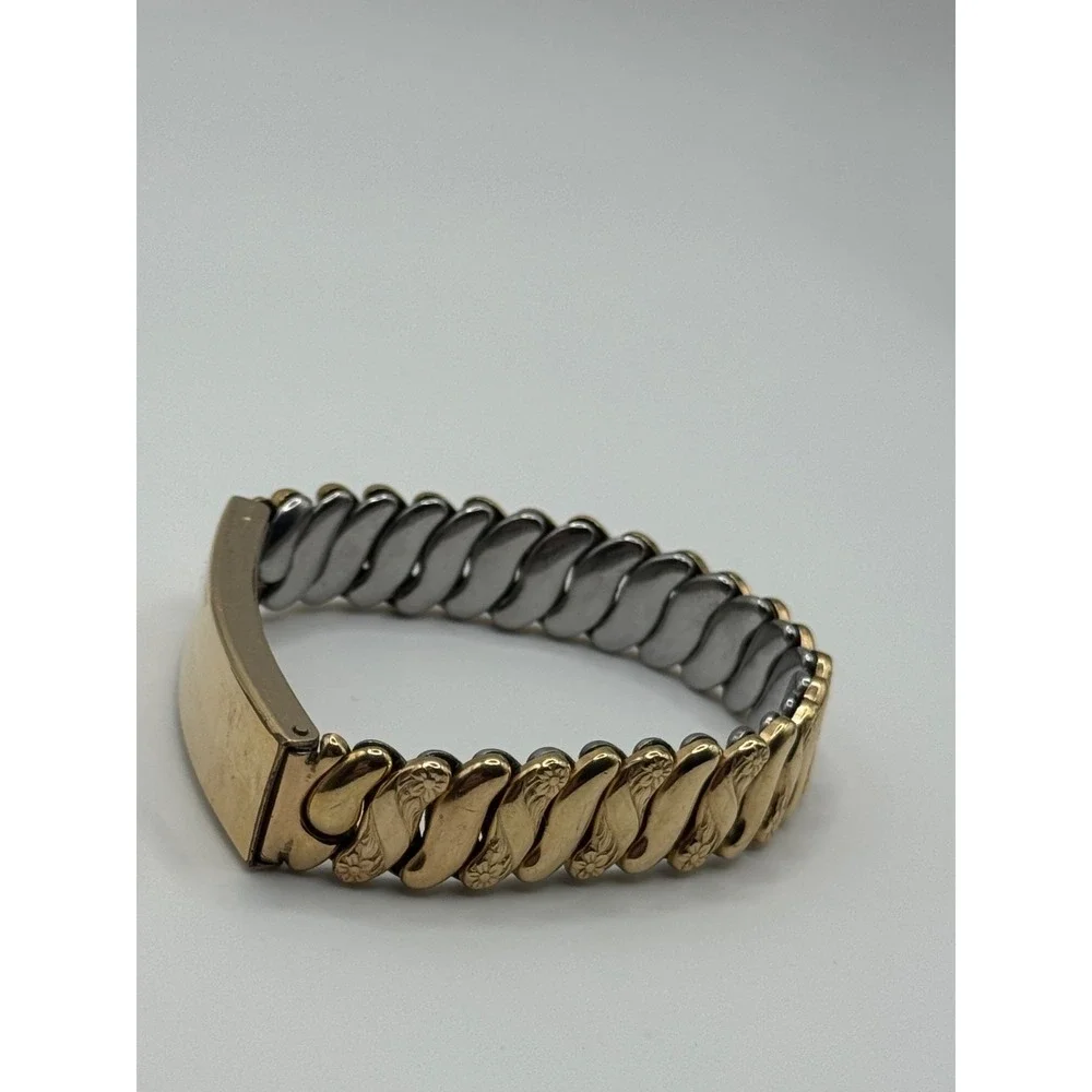 Vintage Carmen The D.F.B.Co. Gold Filled Sweetheart ID Expansion Bracelet
